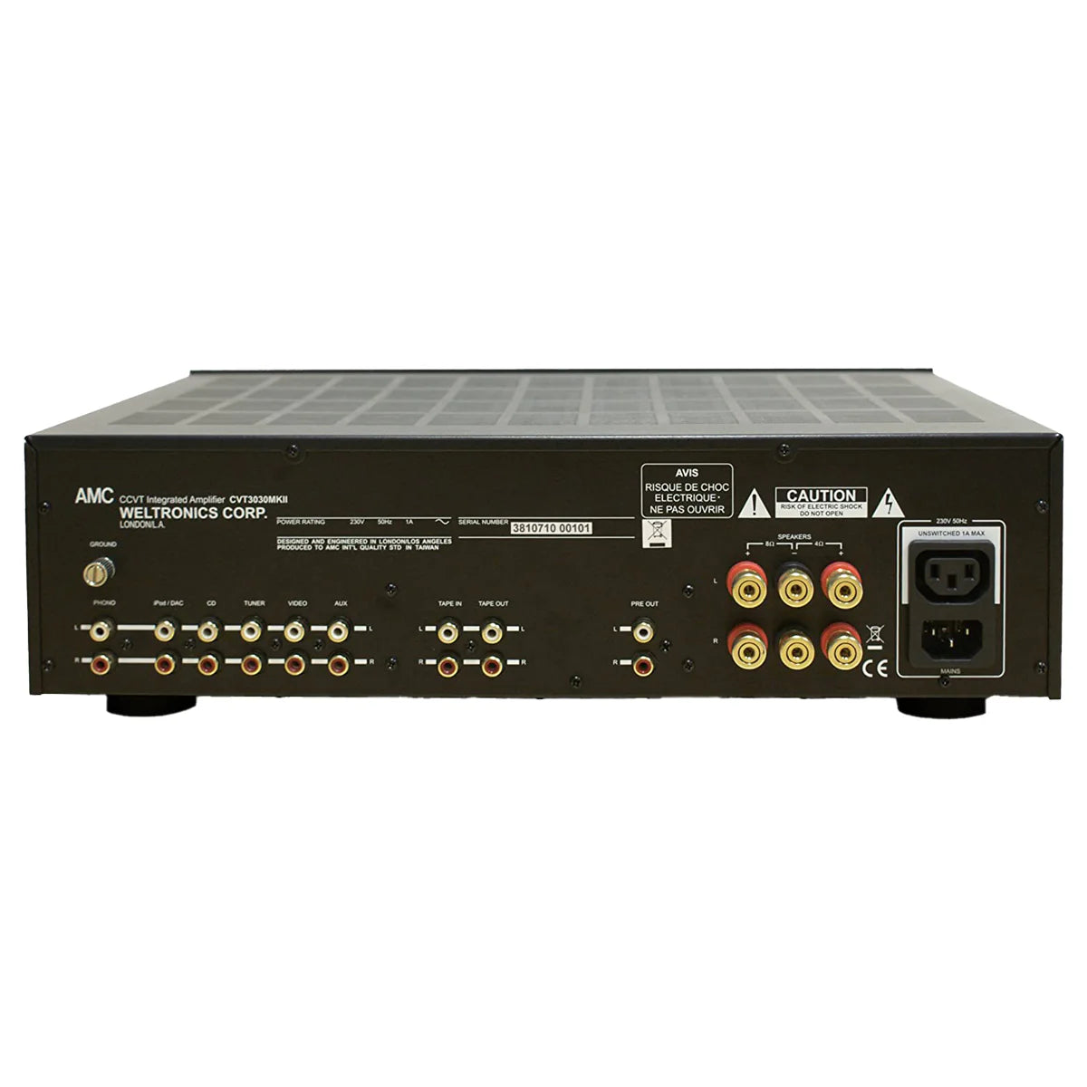 AMC CVT 3030 MKII Signature Edition Integrated Valve Amplifier