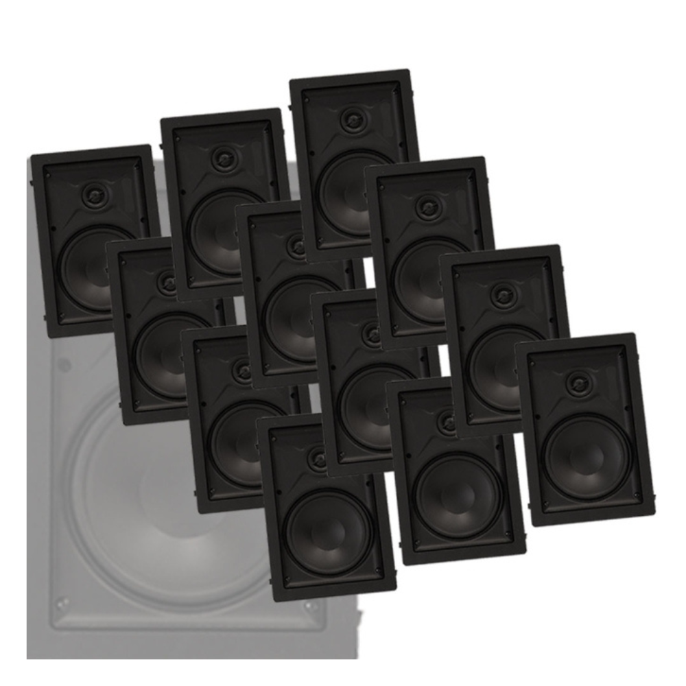 Phase Technology 6.5" 2-way In-Ceiling Speaker Master Pack (12Units)