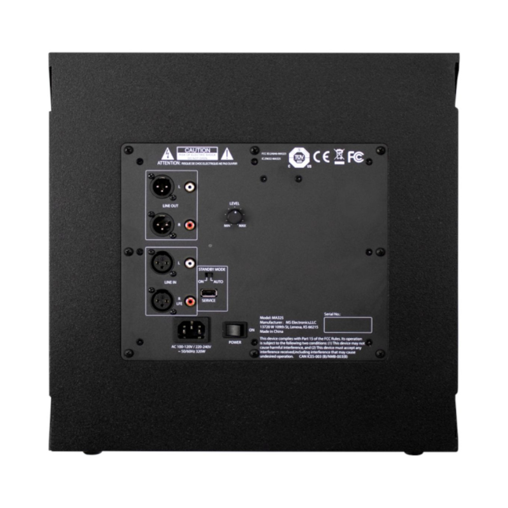 Phase Technology Power Lux Active Ported Subwoofer